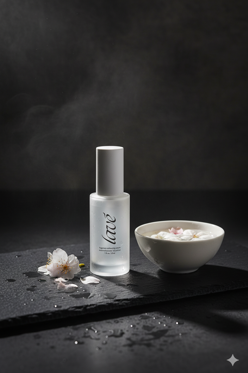 lavé Serum — Dark Slate Spa, Moody Cinematic